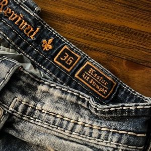 Rock revival jeans used kastor alt straight